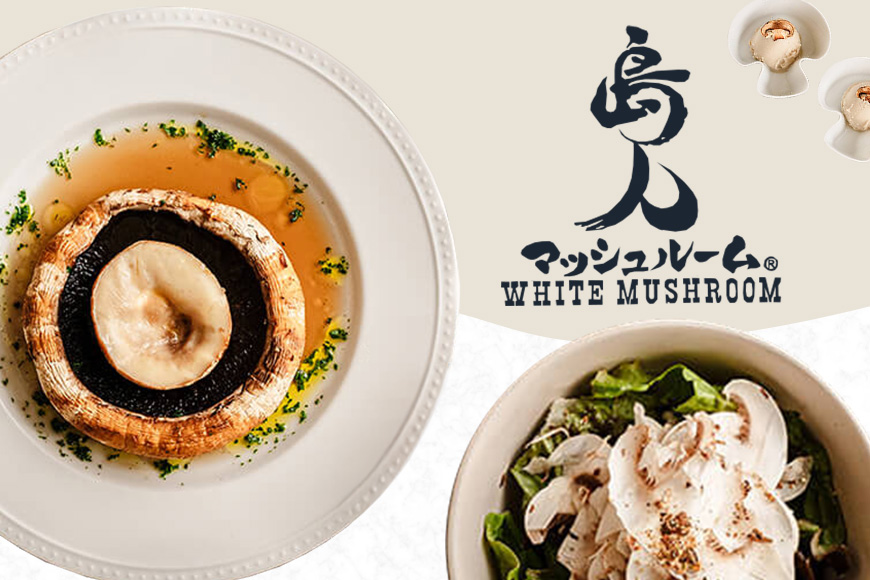 島人マッシュルームセット（ジャンボ×1・ホワイト・ブラウン各100gセット）   