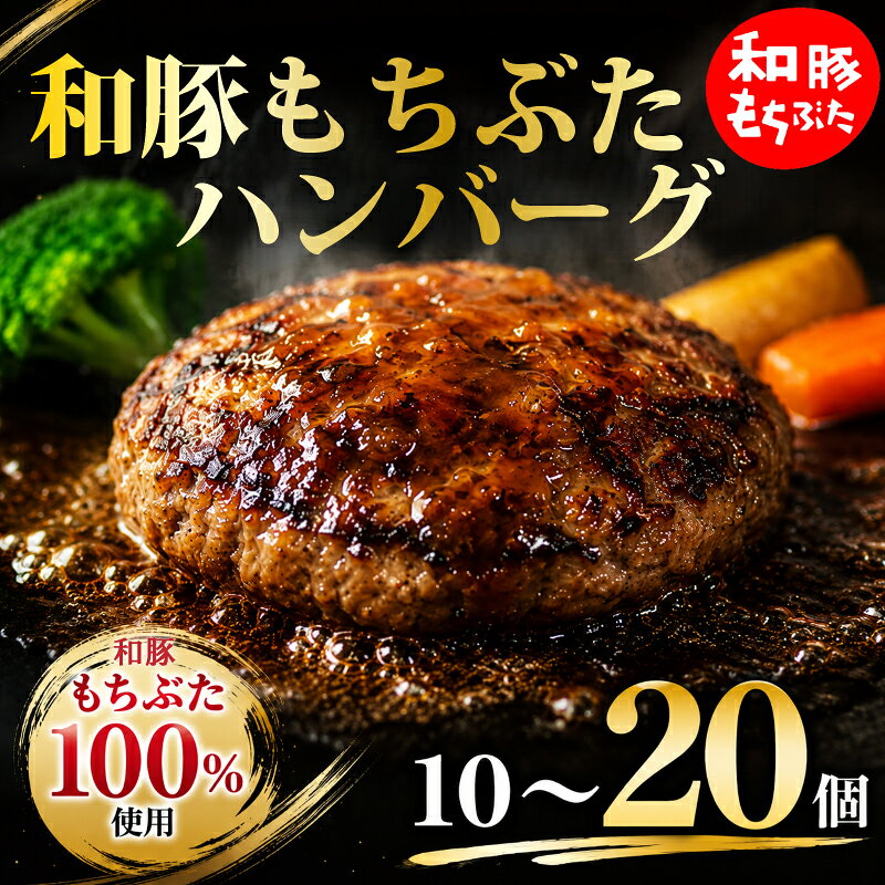 【ふるさと納税】 和豚もちぶた ハンバーグ 選べる 容量 10個 20個 豚肉 和豚 セット もちぶた ブランド 豚肉 肉 夕食 晩ごはん 惣菜 弁当 ごはん 米 お供 ポーク 洋食 おかず BBQ 小分け 冷凍 便利 贈答 プレゼント 国産 新潟 新潟県 新発田 新発田市 肉の片山 katayama015P