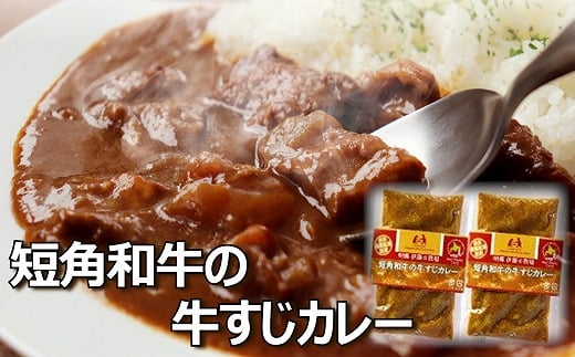 A-43018 【北海道根室産】短角和牛の牛すじカレー4P