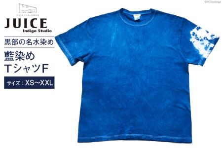 Tシャツ ASCENSION  藍染め タイダイ TシャツF 1枚 ファッション 服 男性 メンズ 女性 レディース  M