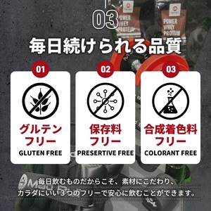 パワー ホエイプロテイン 1kg×3袋　チョコレート風味【 プロテイン 栃木県 足利市 】