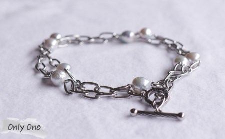 【080-22】Only One ナチュラルバロックパールネックレス*