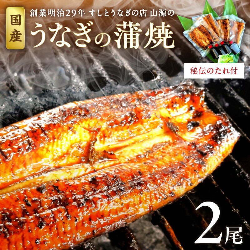 【ふるさと納税】120余年守り抜いた秘伝のたれで焼いた 鰻の蒲焼 2尾（4人前）セット 国産 うなぎ 2尾 魚介類 魚貝類 土用の丑の日 お祝い おかず つまみ【104_0327】