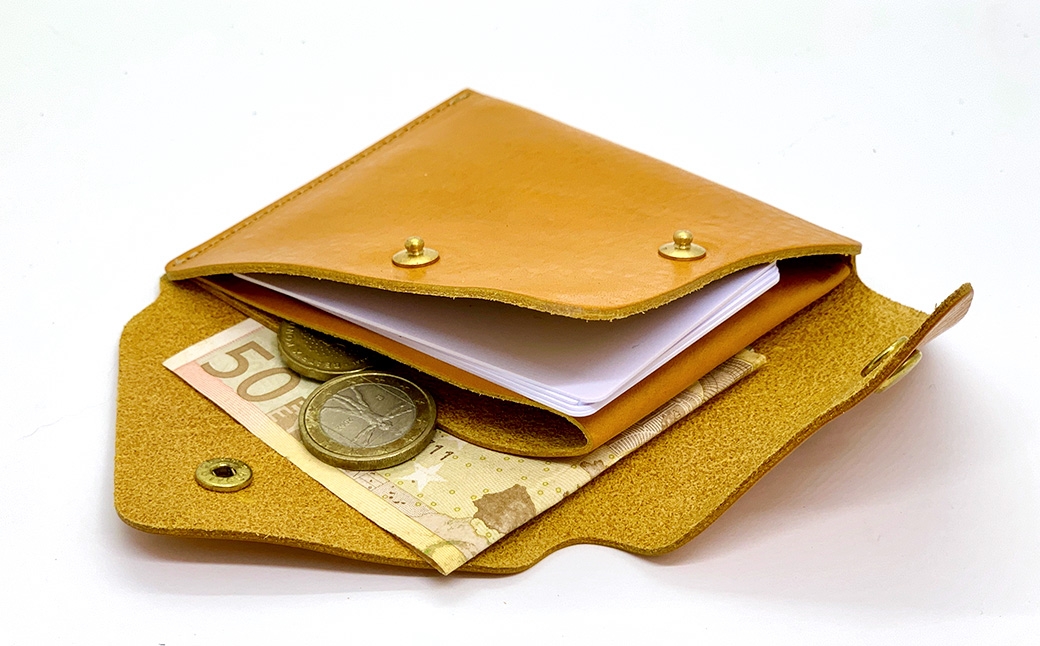 渋沢栄一翁 コンパクト財布 イエローB