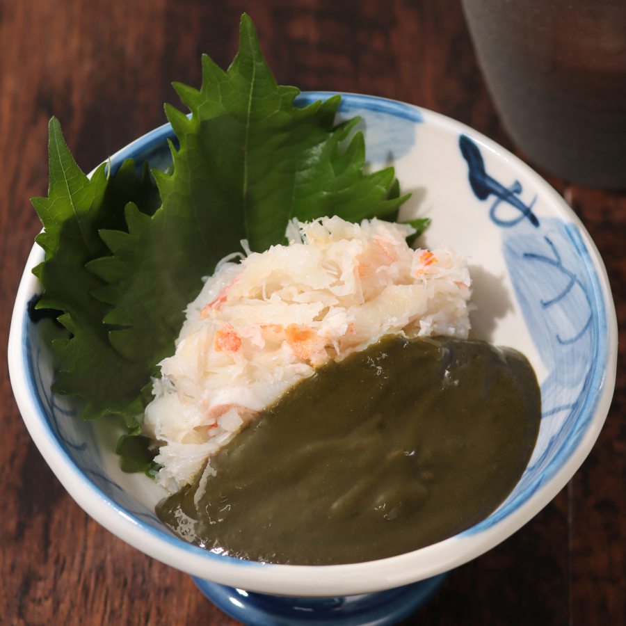 ＜丸勝水産＞かに甲羅盛り4個&かにみそ1個セット
