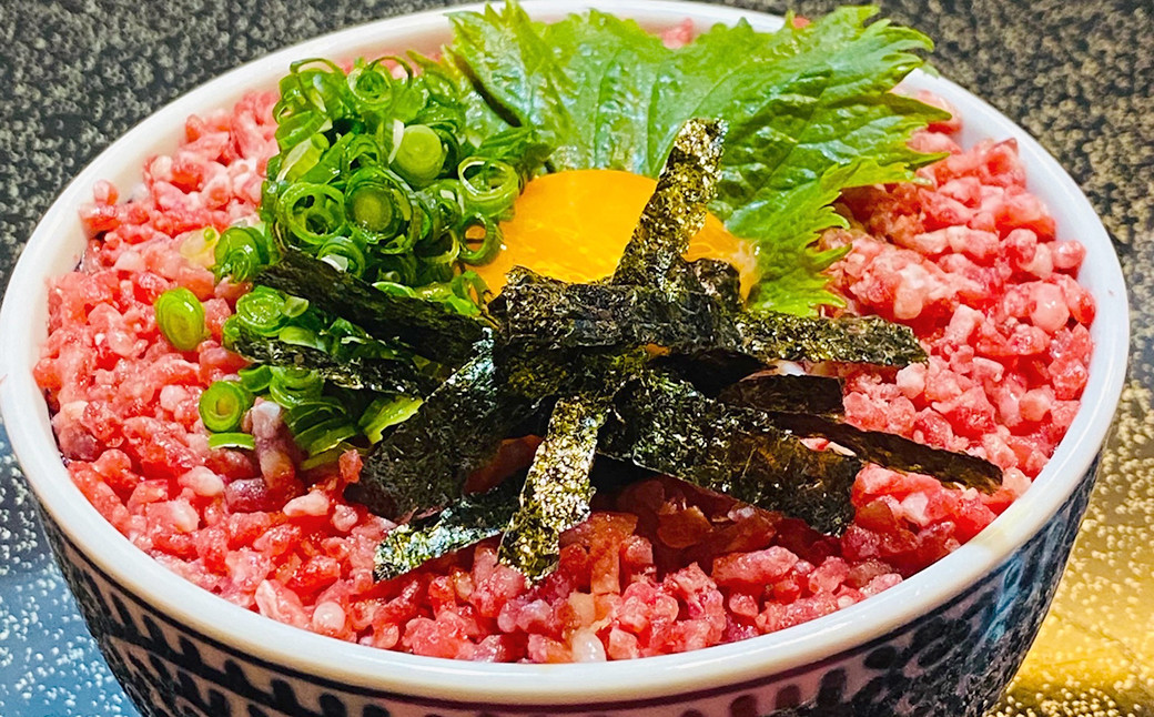 馬トロ丼の素& 馬刺し & 馬刺し専用醬油の馬尽くしセット