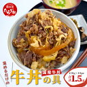 【ふるさと納税】 牛丼の具 合計1.5kg 150g×10パック ふるさと納税 レトルト 牛丼 牛バラ肉 小分け 玉葱 たっぷり 湯煎 電子レンジ 簡単調理 丼 丼ぶり お子様 ご年配 オリジナルタレ 夜食 おやつ 常備食 ストック 冷凍 国産 送料無料