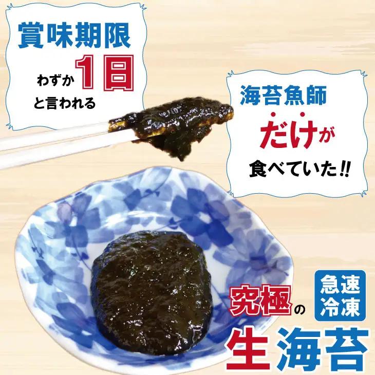 氷結 有明海産「おさしみ生海苔」（20g×8袋）乃市商店 B130-038