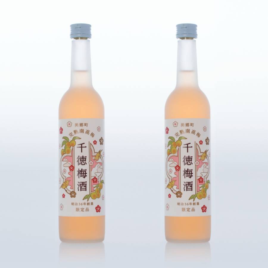 ＜千徳酒造＞日本酒仕込み千徳梅酒　500ml×2本