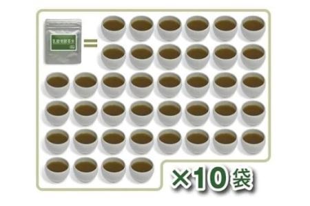 乳酸菌で発酵させた深蒸し掛川茶 乳酸発酵茶末 40g×10袋・計400ｇ（ 深蒸し掛川茶パウダー 機能性 健康の緑茶 ）山英 6315