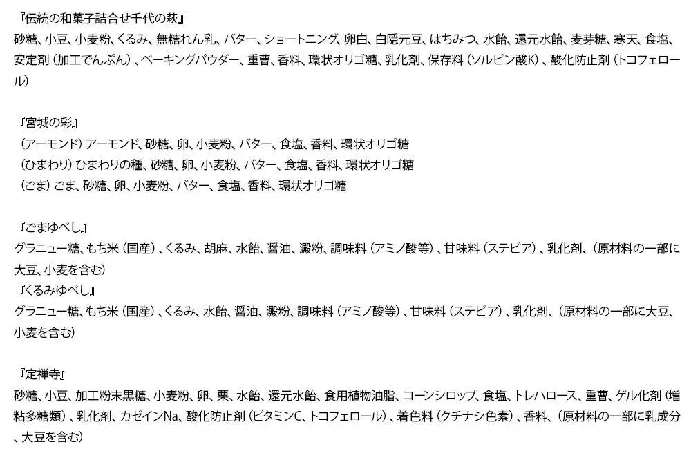 【頒布会4回】甘仙堂の春夏秋冬（千代の萩、宮城の彩、ごま・くるみゆべし、定禅寺）
