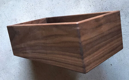 ティッシュボックス ブラックウォールナット / ティッシュボックス ティッシュ箱 ティッシュケース ウォールナット インテリア 雑貨 木製 / 瑞浪市 / Factory Kakamu [AZBZ00