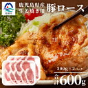 【ふるさと納税】鹿児島県産豚 ロース しょうが焼き用 300g×2パック 豚ロース肉 生姜焼き A3-206【配送不可地域：離島】【1166400】