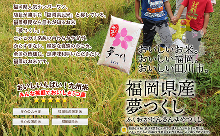無洗米  【定期便/隔月】夢つくし 【無洗米】 10kg×6回  無洗米 