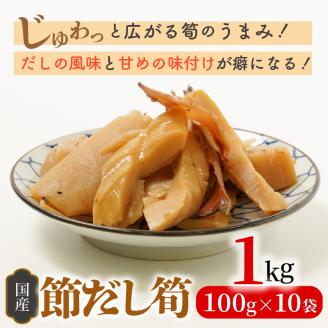 節だし筍（たけのこ）100g×10袋　計1kg　A050