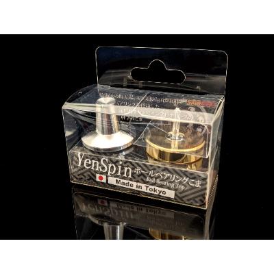 ふるさと納税 葛飾区 ボールベアリングこま『YenSpin-ゴールド+専用アルミ台付』