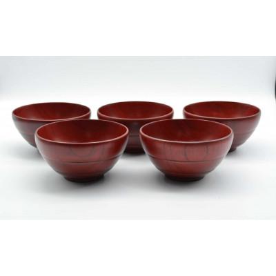 ふるさと納税 高野町 汁椀　茜　5個入り　A-4120