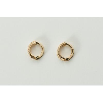 ふるさと納税 甲府市 【ジュエリーの街、山梨県甲府市】ダイヤ0.40ct K18ピアリング　LE995Y |  | 02