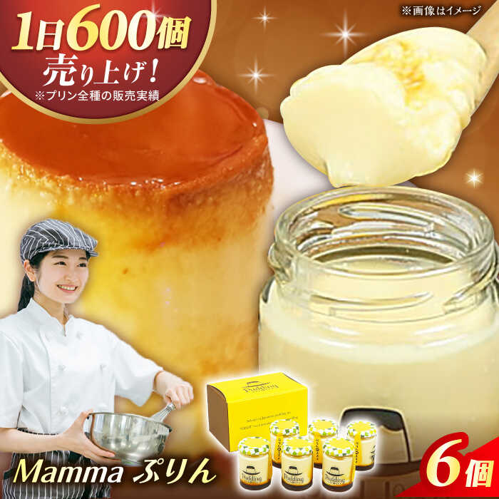 【ふるさと納税】Mammaぷりん6個セット プリン スイーツ なめらか 濃厚 瓶 ギフト 広川町/イートウェル株式会社 [AFAK302][AFAK302]