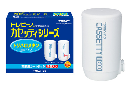 【定期便（4か月毎×3回）】トレビーノ（R） カセッティシリーズ 交換用カートリッジMKC．T2J | 浄水器 東レ カートリッジ 交換用