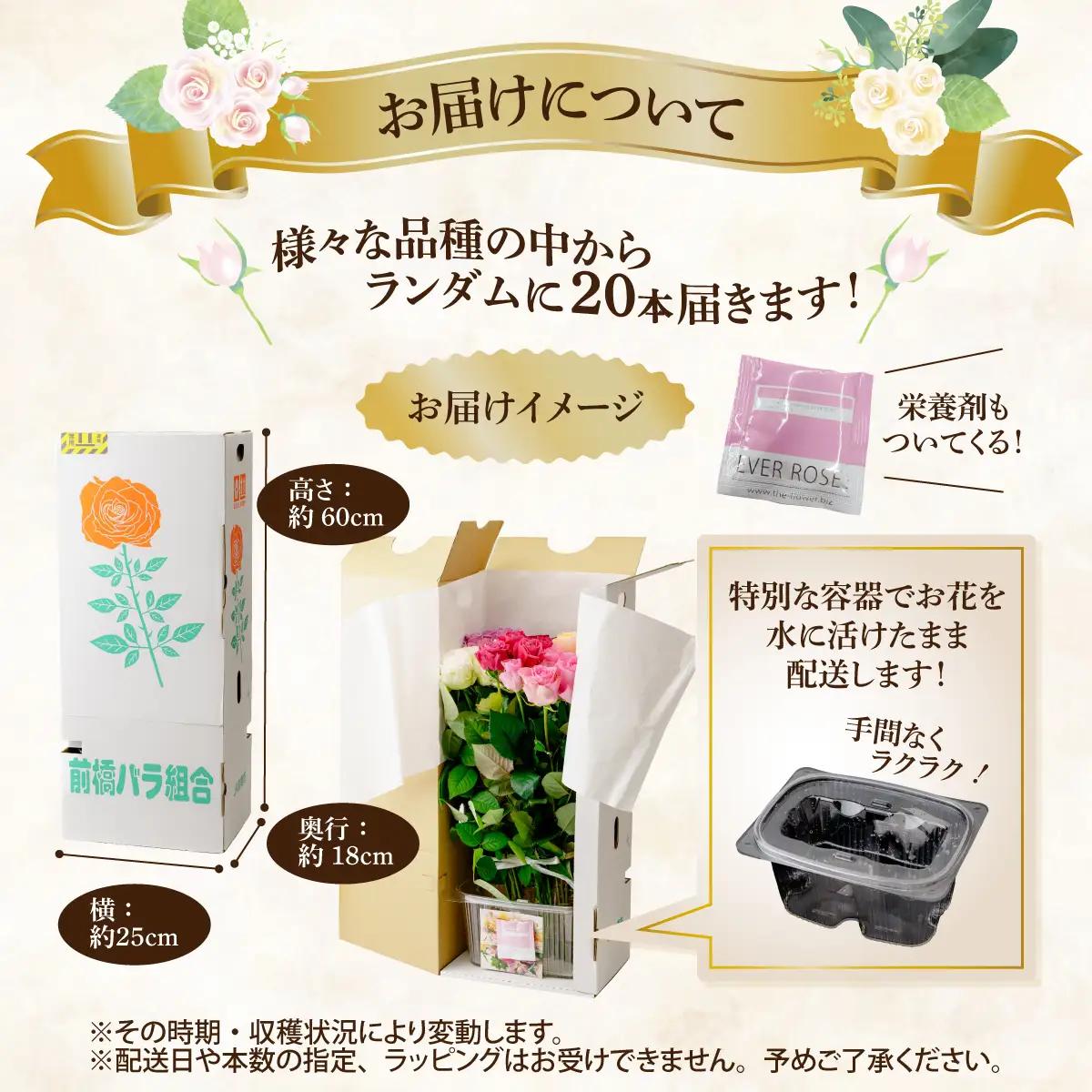 花 バラ お任せ20本 バラ 贈り物 花