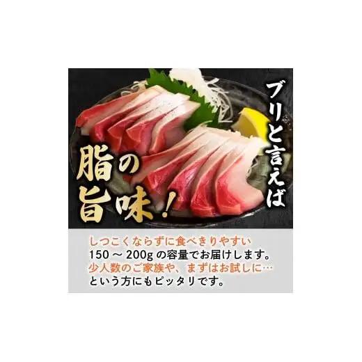 【 ぶり 】 ぶり刺身150g 天然 鰤