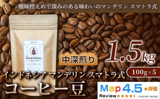 マンデリン（100g×5袋）×3セット