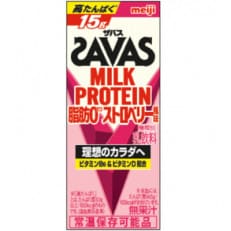 ザバスMILK　PROTEIN　脂肪ゼロ　ストロベリー風味　200ml×24本