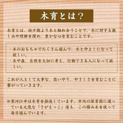 ふるさと納税 寒河江市 【無着色・国産】積み木セット 300ピース(収納木箱付)　080-H03 |  | 01