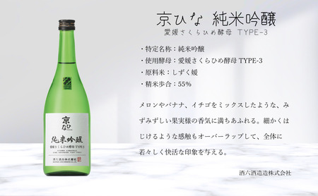 内子の地酒「さくらひめ」セット　720ml×2本