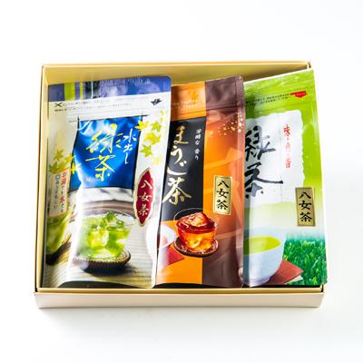 ふるさと納税 大牟田市 八女茶・ティーバッグ　水出し緑茶、緑茶、ほうじ茶3種詰合せ |  | 03