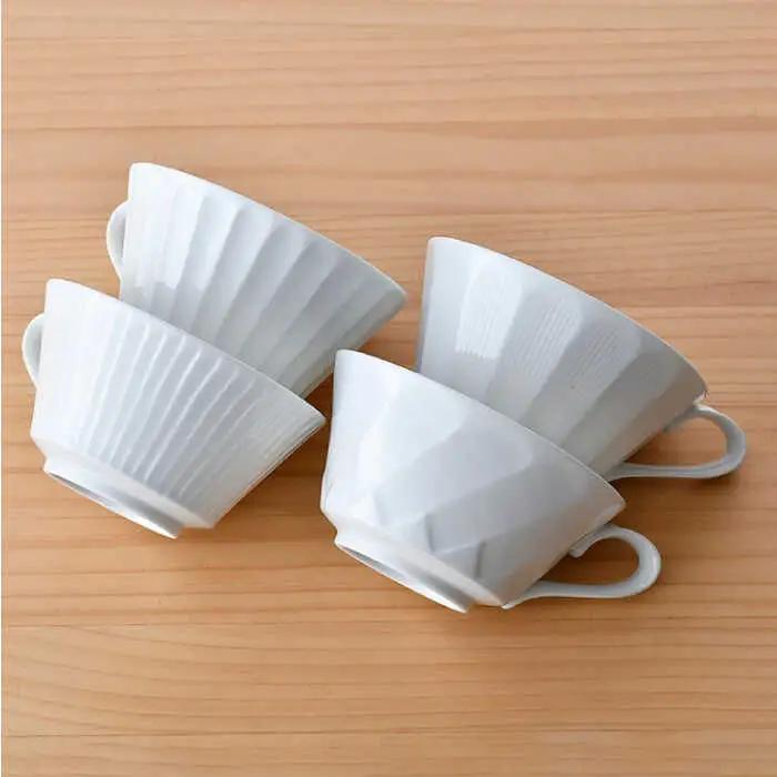 【波佐見焼】 スープマグ 4点セット マグカップ スープカップ  食器 皿 【一真窯】 [BB29]  波佐見焼