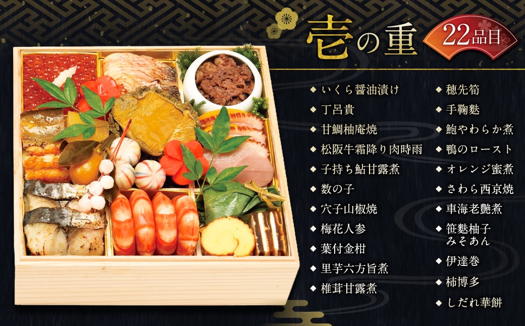 松阪肉老舗 柿安 料亭おせち 二段重 柿安牛すき焼 セット