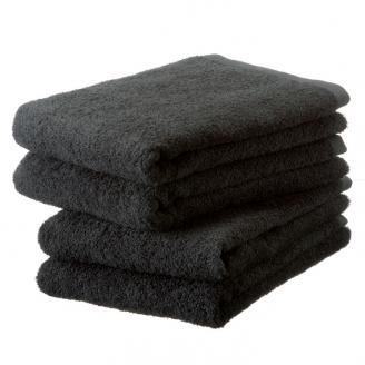 【泉州タオル】吸水力と肌触りが自慢のデイリーユースバスタオル チャコールグレー 4枚 ※お届け不可地域あり【039D-254】