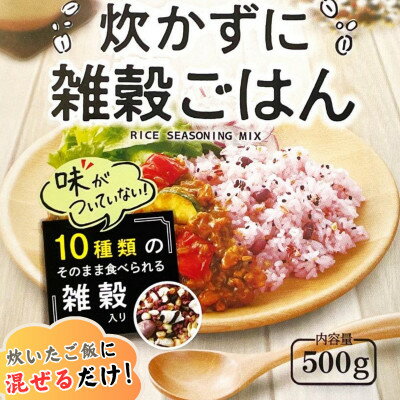 【ふるさと納税】雑穀 業務用 混ぜるだけ 炊かずに雑穀ごはん 500g【1551420】