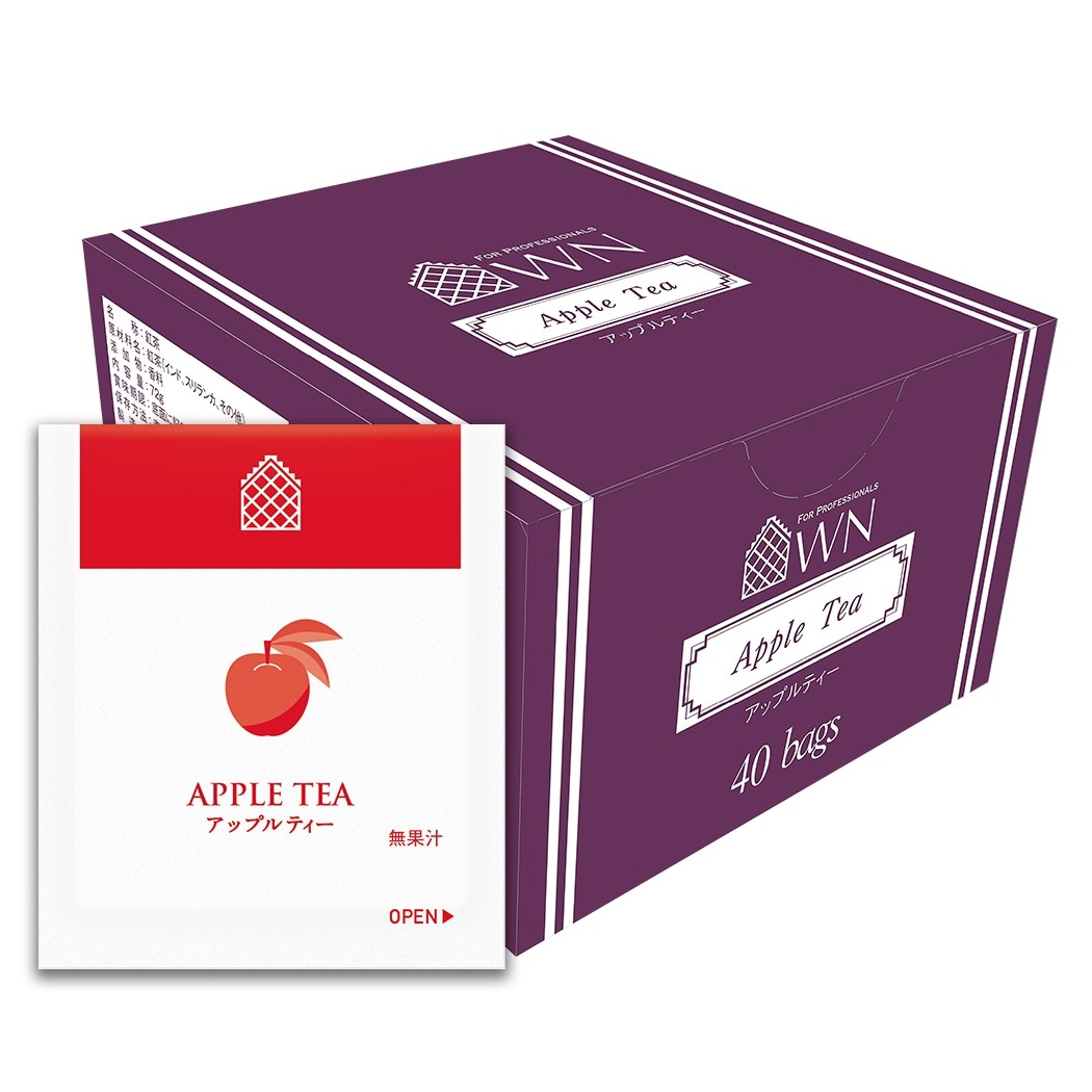 アップルティー ティーバッグ 40袋×2箱 / 三井農林 / WN （ ホワイトノーブル 紅茶 ） / アップル / りんご / さわやか / お茶 / 茶 / 国産 / 静岡県 / 藤枝市