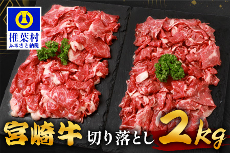 宮崎牛 切り落とし 2kg TK-96 [宮崎県 椎葉村 宮崎牛 和牛 黒毛和牛 牛肉 ぎゅうにく 牛 うし ぎゅう 肉 お肉 にく おにく スライス肉 精肉 切り落とし肉 切り落とし 赤身肉 霜降り肉 2kg 人気 おすすめ 送料無料]