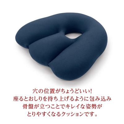 ふるさと納税 三木市 MOGUプレミアムホールシートクッション　ネイビー |  | 01