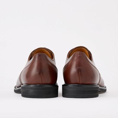 ふるさと納税 大和郡山市 奈良木型の靴　NARA　ROMAN〈ナラロマン〉NR-2366　BR　24.5cm |  | 02