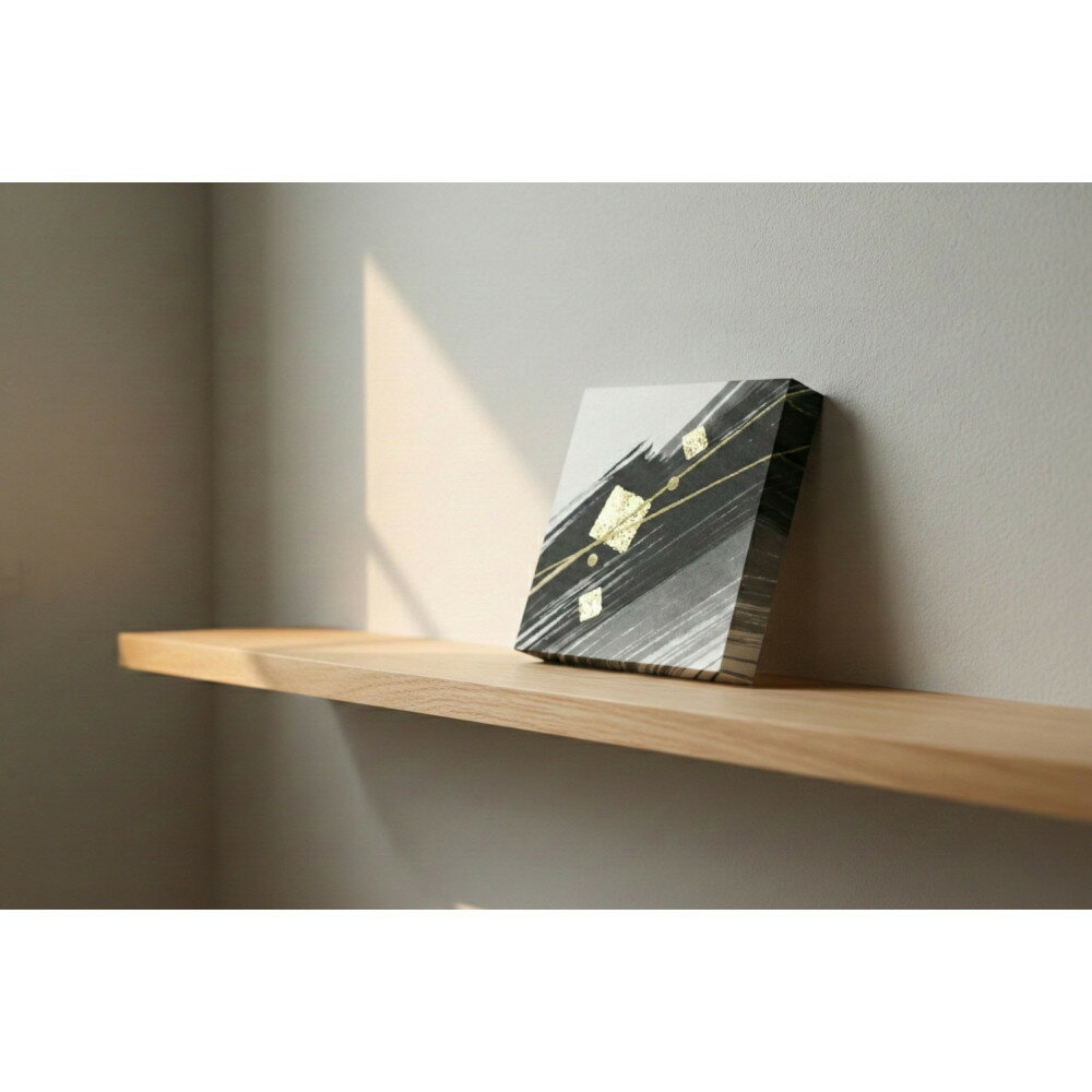 【ふるさと納税】二俣和紙ミニアートパネル 15cm角サイズ（金沢産 本金箔 使用） | 金箔 金 文房具 雑貨 日用品 アートパネル パネル モダン アート インテリア 人気 おすすめ 送料無料 金沢市