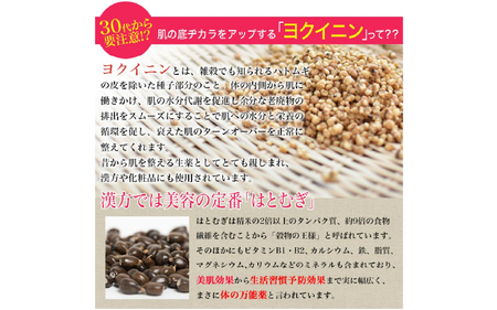 食べるはとむぎ160ｇ×4個 〈皆様の美容と健康維持にお役立ち〉