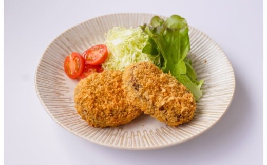 【道の駅むなかた】宗像産天然ひじき使用 ドでか！ひじきコロッケ×5袋セット(計1.2kg)_HA1834