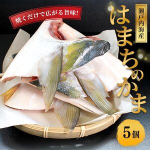 天然 はまちかま 5個 冷凍 ハマチ かま
