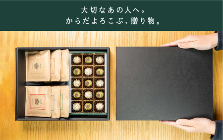 チョコクランチ＆ドリップコーヒー ギフトボックス小 クランチチョコ 薬草グラノーラのメナモミチョコクランチ＆エゴマと黒マメのホワイトチョコクランチ 菓子 スイーツ 珈琲 ギフト プレゼント 贈り物[Q