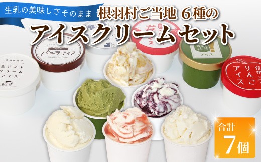 
                  〈1週間以内発送〉根羽村 ご当地６種のアイスクリームセット 7個 生ソフトクリームアイス バニラアイス 西尾抹茶 抹茶 りんご 紅ほっぺ いちご 苺アイス ブルーベリー フレーバー 詰め合わせ 根羽村 ネバーランド 6000円
                