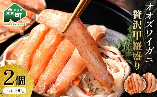 
                  北海道産 オオズワイガニ贅沢甲羅盛り 100g×2個 かに カニ オオズワイガニ 冷凍 北海道 森町 海鮮 mr1-1076
                