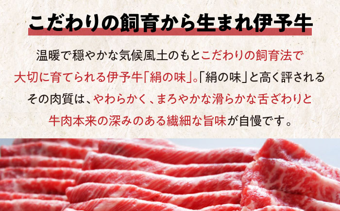 【お中元対象】【冷凍】毎月30個限定！上品な肉質と豊潤な味わい！伊予牛「絹の味」 3種食べ比べセット（ロース、肩ロース、モモ）　愛媛県大洲市/JAえひめアイパックス株式会社/いよっこら [AGAB00