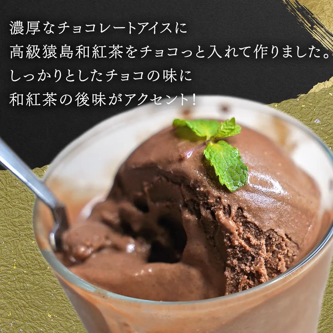 猿島茶使用 チョコ 和紅茶 アイス 5個入 アイスクリーム あいす ふるさと納税 ギフト スイーツ お菓子 お祝い 詰合せ [DV022sa]