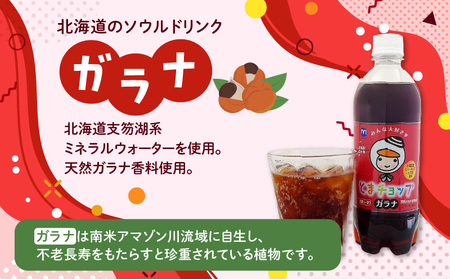 【ガラナ 500ml×24本】とまチョップ カロリーオフ　T057-001 飲料