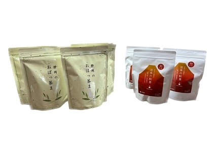 FORIVORA 和紅茶＆緑茶ティーバッグ 8袋セット (a30-259)